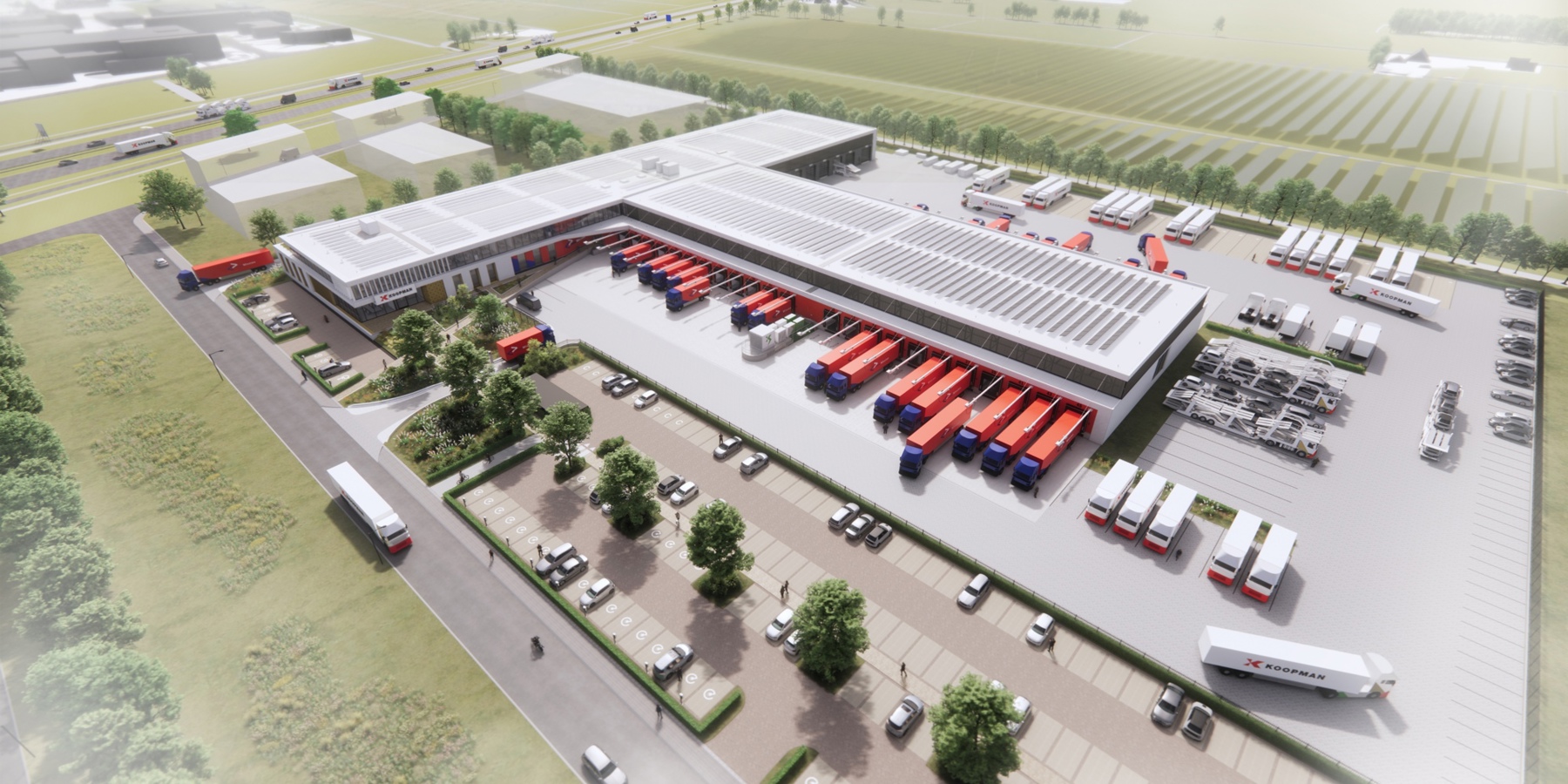 Sustainable logistics centre in Leek