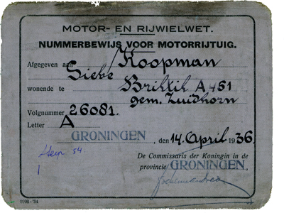 Siebe bought a truck