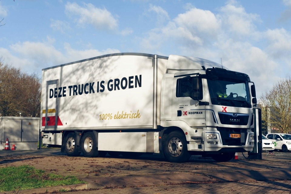 Koopmans grünster Lkw
